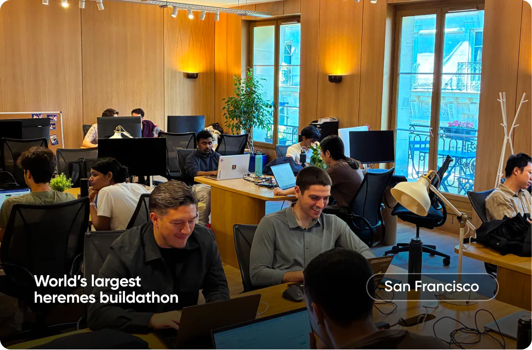World's largest Hermes buildathon — San Francisco